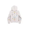 Business English Zip-up-Hoodie „Off White“ 788243TQVH69016