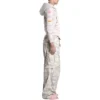 Business English Zip-up-Hoodie „Off White“ 788243TQVH69016