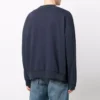 Ca. 1917 College-Logo-Print-Sweatshirt mit Rundhalsausschnitt „Navy“ 676629TLV908067