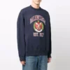 Ca. 1917 College-Logo-Print-Sweatshirt mit Rundhalsausschnitt „Navy“ 676629TLV908067