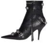 Cagole 90-mm-Stiefeletten „Black Arena Lambskin“ 694379WAD4E1081