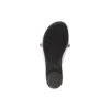 Cagole Metallic-Pantoletten „Silver Black“ 694342WBDK38018