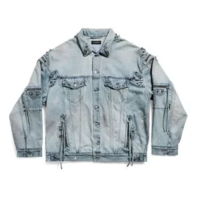 Cagole Oversize-Jacke „Blau“ 764521TDW144016