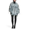 Cagole Oversize-Jacke „Blau“ 764521TDW144016