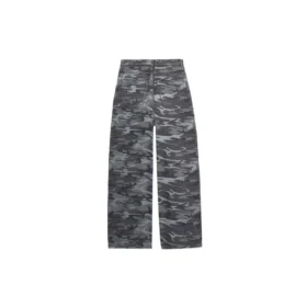 Camouflage-Jeans mit weitem Bein „Grau“ 641456TJW551055