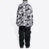 Camouflage-Reißverschluss-Jacke „Grey“ 681818TLQ121240