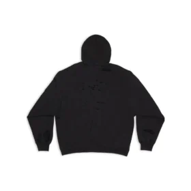 Caps Destroyed Hoodie „Black“ 659403TKVB61781