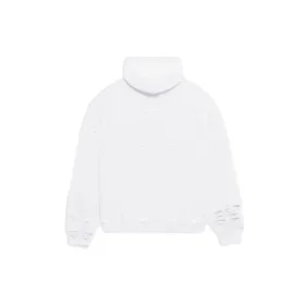 Caps Destroyed Hoodie „Weiß“ 659403TKVB69040