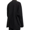 Caps Oversized-Langarm-T-Shirt „Black“ 681046TNVL11070