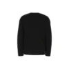 Cardigan mit durchgängigem Logo in derselben Farbe „Schwarz“ 720058T16611000