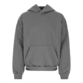 Care Label Hoodie, mittlere Passform „Grey Black“ 725565TNVL61219