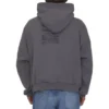 Care Label Hoodie, mittlere Passform „Grey Black“ 725565TNVL61219