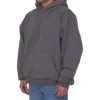 Care Label Hoodie, mittlere Passform „Grey Black“ 725565TNVL61219