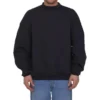 Care Label Sweatshirt mit Rundhalsausschnitt „Black“ 724511TNVL61070