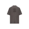 Care Label T-Shirt, mittlere Passform „Grey Black“ 724514TNVL91219
