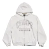 Champs-Elysées Full-Zip-Hoodie Regular Fit „Weiß“ 803264TRVM99016