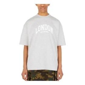 Cities London T-Shirt, mittlere Passform „Grey“ 612966TLVG51380