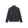 Cities Paris Oversized-Denim-Jacke „Washed Black White“ 690198TBP479034