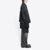 Cities Paris Oversized-Denim-Jacke „Washed Black White“ 690198TBP479034
