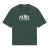 Cities Paris T-Shirt, mittlere Passform „Grün“ 612966TLVL73011