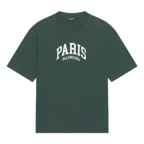 Cities Paris T-Shirt, mittlere Passform „Grün“ 612966TLVL73011