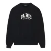 City Paris Sweatshirt mit Rundhalsausschnitt „Black White“ 676629TLVL81070