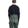 City Paris Sweatshirt mit Rundhalsausschnitt „Black White“ 676629TLVL81070