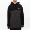 Cola Label Splicing Kapuzen-Sportjacke „Black“ 621069T31754088