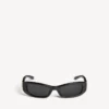 Cosmo-Sonnenbrille für Damen, rechteckig, in Schwarz Cosmo-Sonnenbrille für Damen, rechteckig, in Schwarz