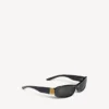 Cosmo-Sonnenbrille für Damen, rechteckig, in Schwarz Cosmo-Sonnenbrille für Damen, rechteckig, in Schwarz