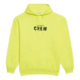 Crew-Hoodie mit Aufdruck Gelb 578135TIV757072