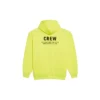 Crew-Hoodie mit Aufdruck Gelb 578135TIV757072