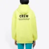Crew-Hoodie mit Aufdruck Gelb 578135TIV757072