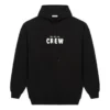 Crew-Shirt mit Aufdruck, schwarz 578135TIV751070