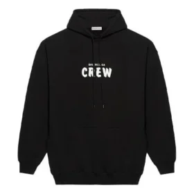 Crew-Shirt mit Aufdruck, schwarz 578135TIV751070