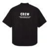 Crew-Shirt mit kurzen Ärmeln „Schwarz“ 622251TIM391000