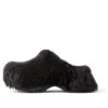 Crocs Pantoletten „Black Fake Fur on Rubber“ 720762W0FOU1000