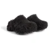 Crocs Pantoletten „Black Fake Fur on Rubber“ 720762W0FOU1000