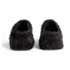 Crocs Pantoletten „Black Fake Fur on Rubber“ 720762W0FOU1000