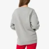 Crown einfarbiger Hoodie mit Alphabet-Logo, grau 578132TGV681300