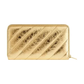 Crush Continental Geldbörse, metallisiert, gesteppt „Gold“ 7664472AAYO8004