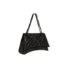 Crush Große Ketten-Tasche, gesteppt „Schwarz“ 716332210IY1000