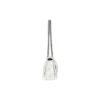 Crush Kleine Kettenhandtasche, gesteppt „Optic White“ 716351210J09001
