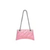 Crush Kleine Kettenhandtasche, gesteppt „Pink“ 716351210J05812
