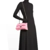 Crush Kleine Kettenhandtasche, gesteppt „Pink“ 716351210J05812