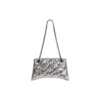 Crush Kleine Kettenhandtasche, gesteppt „Silver“ 716351210IW8110