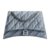Crush Medium Chain Tasche Quilted „Blue“ 7163932AAGX4661