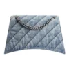 Crush Medium Chain Tasche Quilted „Blue“ 7163932AAGX4661