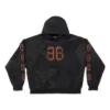 Crypto-Hoodie, Medium-Fit „Black Faded“ 742603TOVN71055