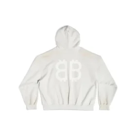 Crypto Hoodie Medium Fit „Off White“ 742603TOVU7